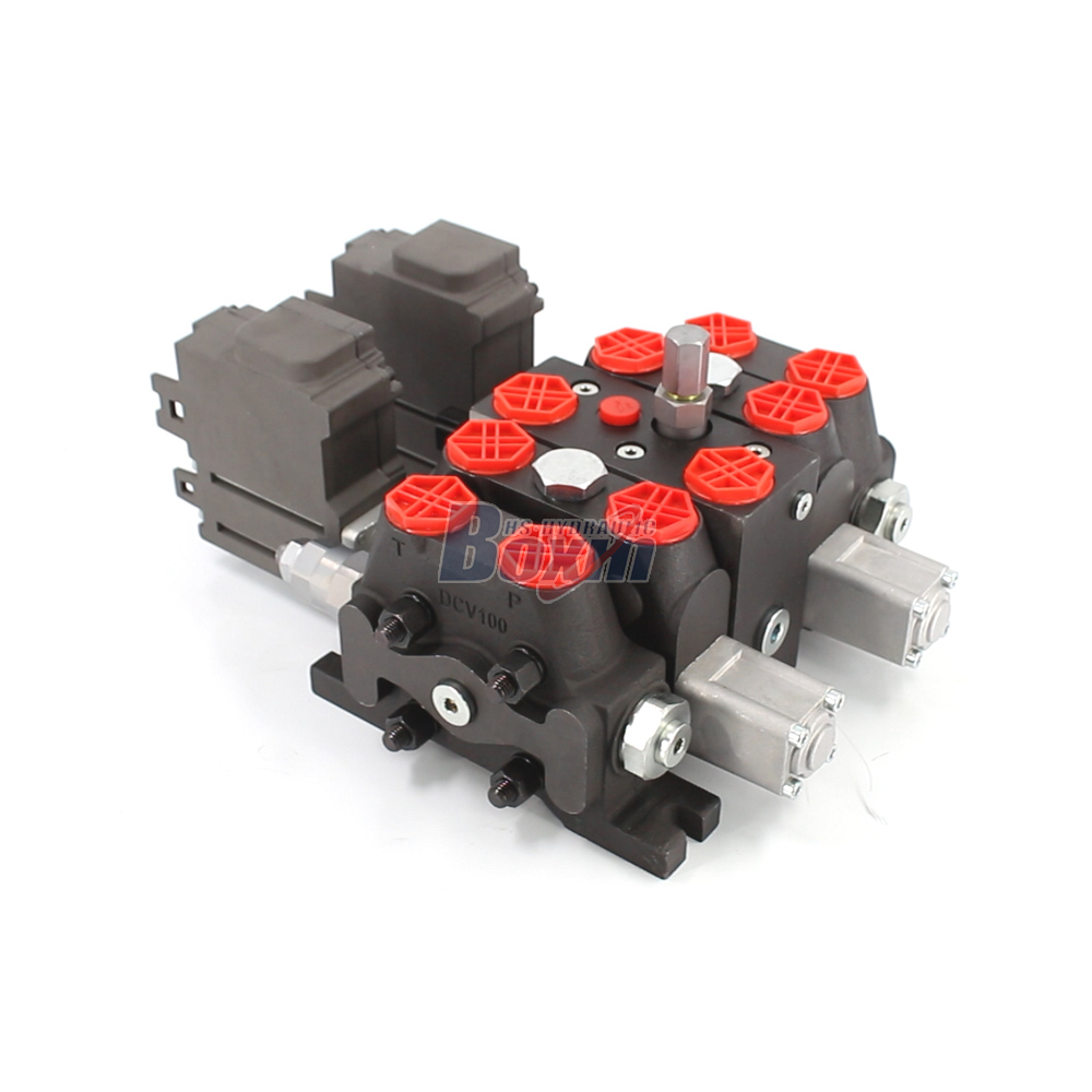Global Distributors and Wholesalers Wanted for DCV100EMA-YT-JYT-J-K Electric Motor 2 Spool Sectional Directional Valve main image